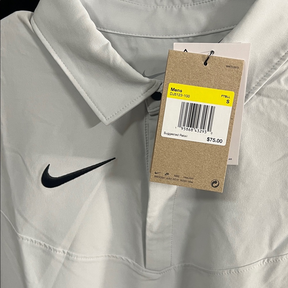 Nike Men's coaches move to zero gray dri fit polo